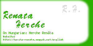 renata herche business card